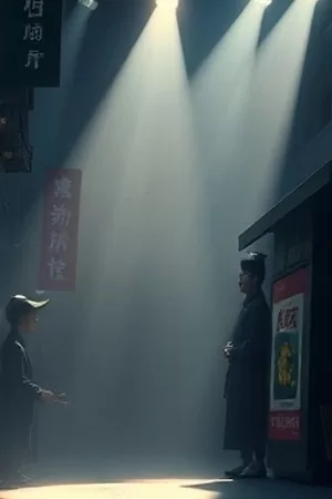 《斑马线以南》封面，十字路口与信号灯